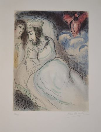 リトグラフ Chagall - Sarah And Abimelech - M239