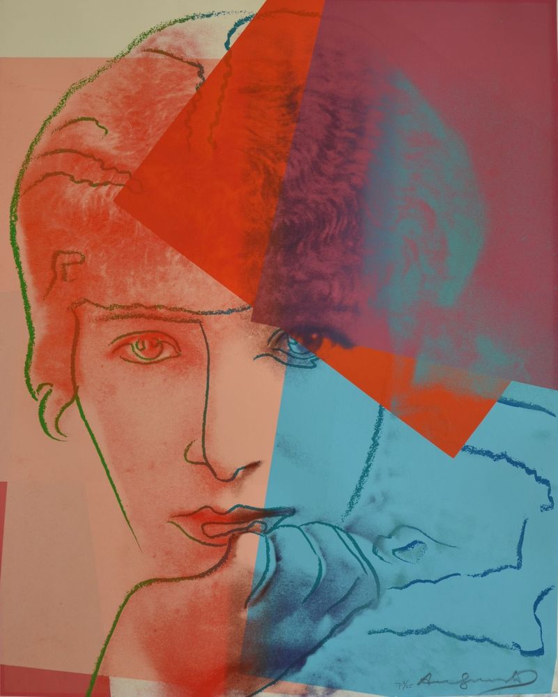 シルクスクリーン Warhol - Sarah Bernhardt TP