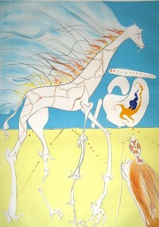 エッチング Dali - Saturnian giraffe