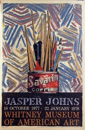 リトグラフ Johns - Savarin, Jasper Johns, 18 October 1977 to 22 January 1978