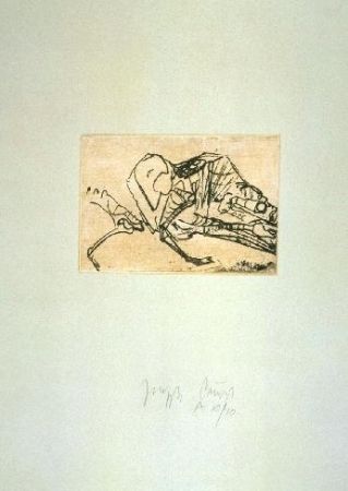 エッチングと　アクチアント Beuys - Schafsskelett