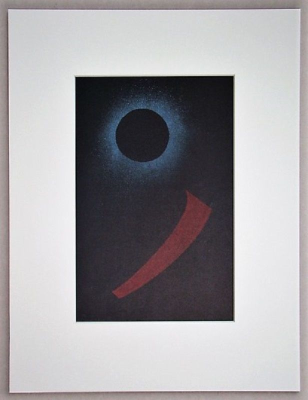 リトグラフ Kandinsky - Schwarze Sonne, 1940