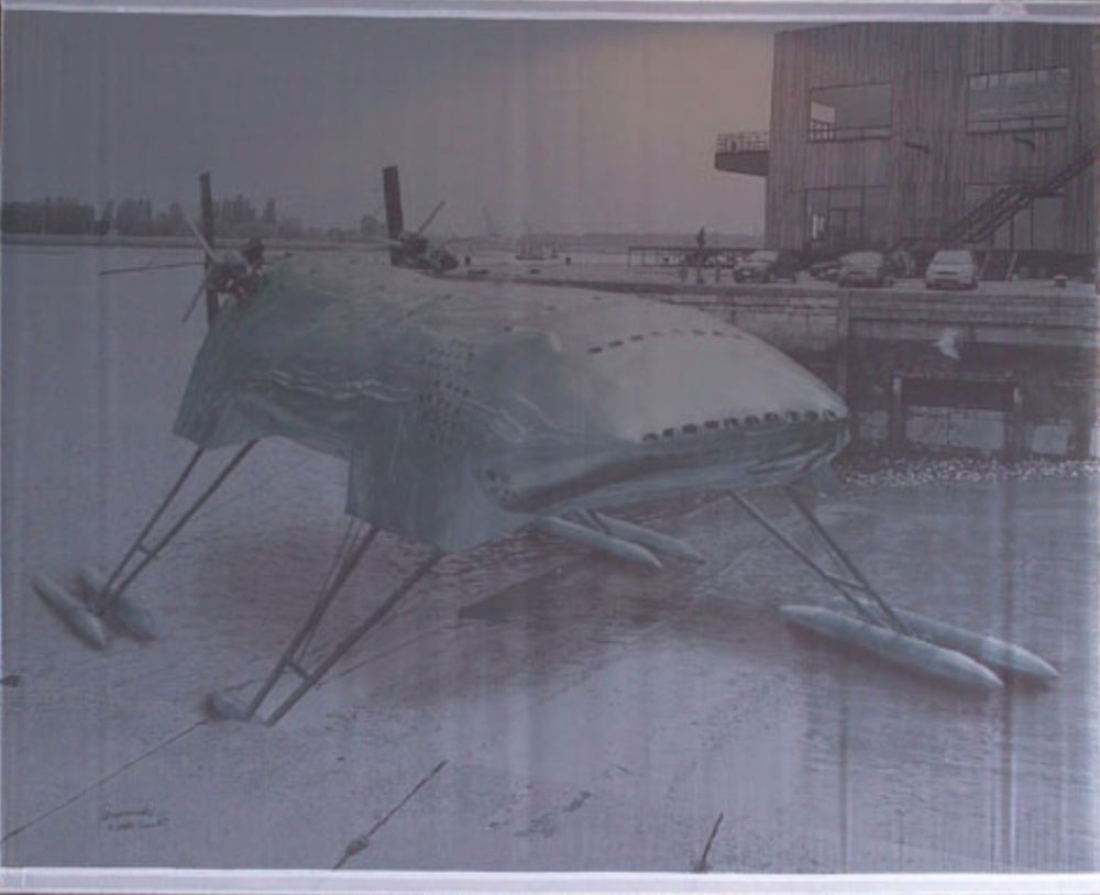 多数の Panamarenko - Scotch Gambit at Rijnkaai, Antwerpen
