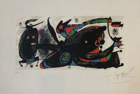 リトグラフ Miró - Sculpteur 