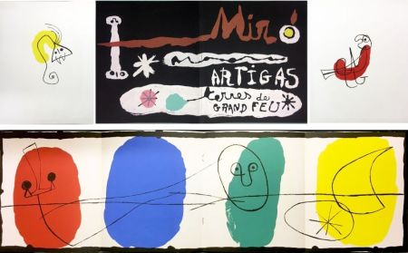 挿絵入り本 Miró - SCULPTURE IN CERAMIC BY MIRÓ AND ARTIGAS. TERRES DE GRAND FEU. December, 1956