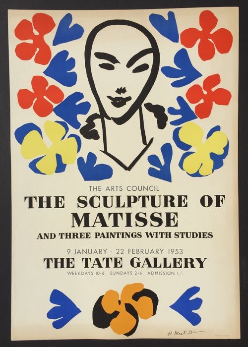 リトグラフ Matisse - Sculpture of Matisse – Tate Gallery