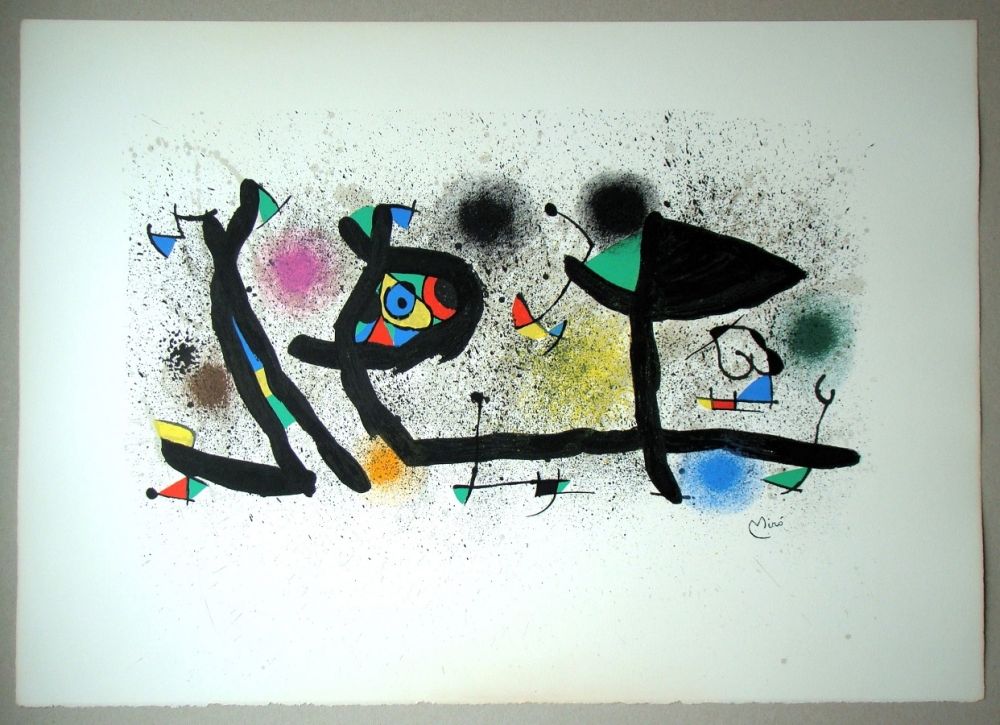 リトグラフ Miró - Sculptures