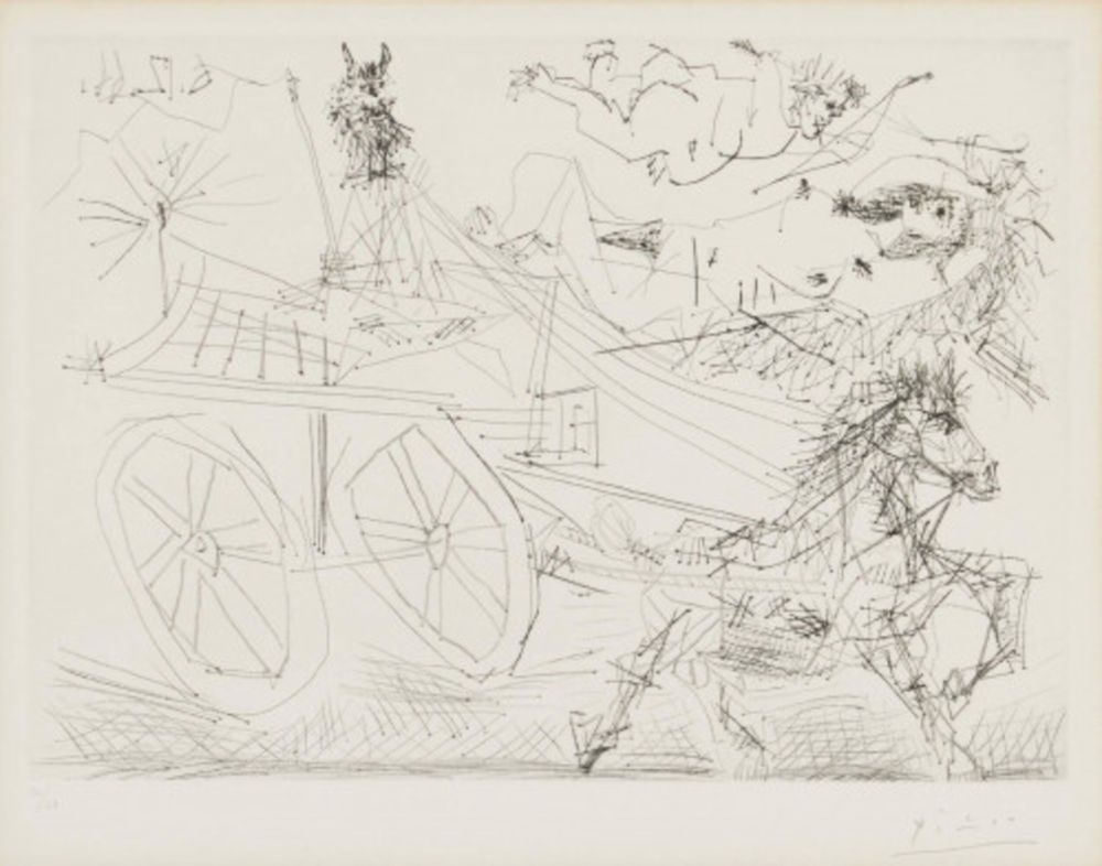彫版 Picasso - Scène mythologique