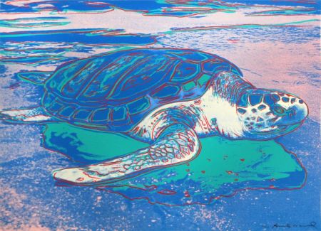 多数の Warhol - Sea Turtle