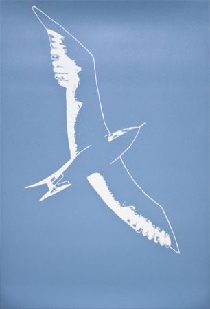 リノリウム彫版 Katz - Seagull