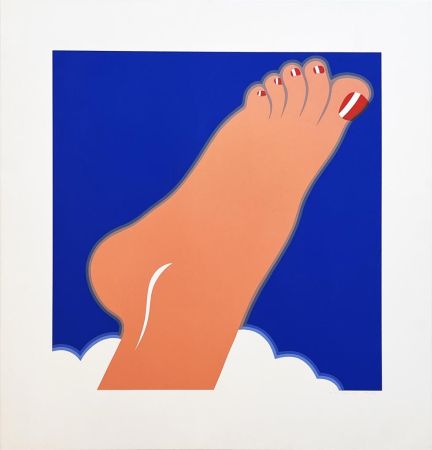 シルクスクリーン Wesselmann - Seascape (foot)