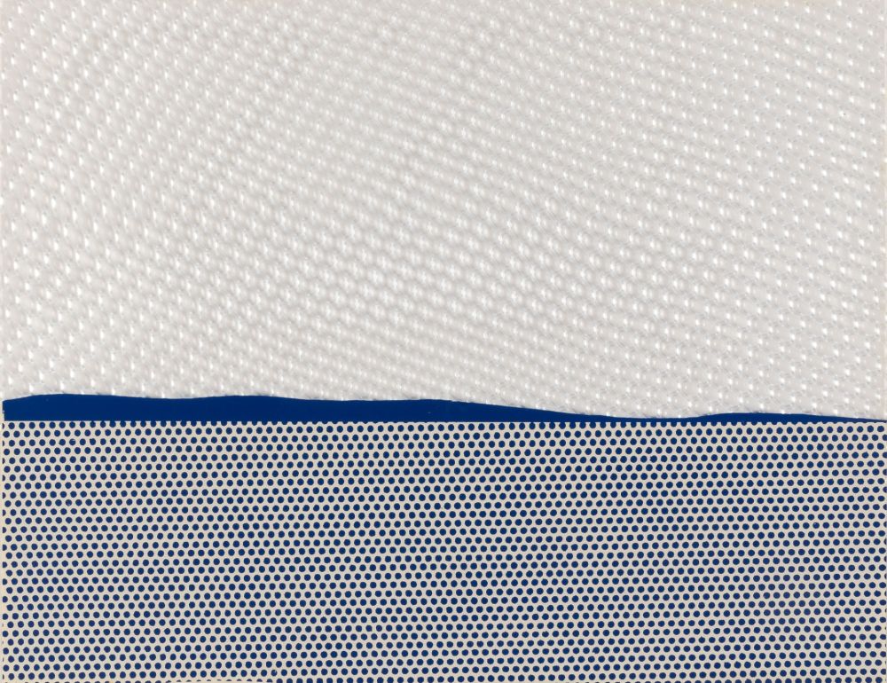 シルクスクリーン Lichtenstein - Seascape (I)