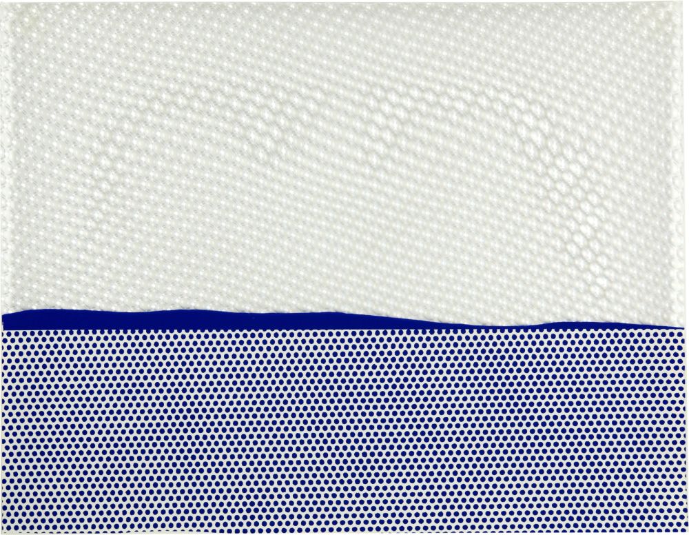 シルクスクリーン Lichtenstein - Seascape. No 1. 