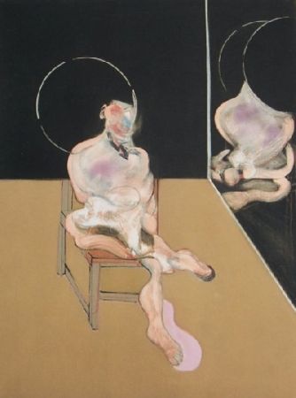 彫版 Bacon - Seated figure