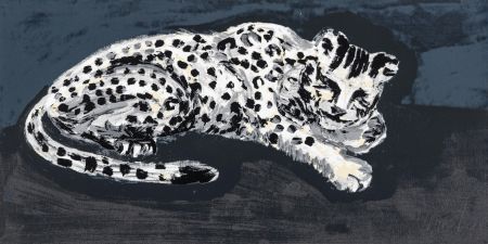 シルクスクリーン Sone - Seems like snow leopard