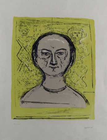 リトグラフ Campigli - Selbstbildnis / Self-Portrait