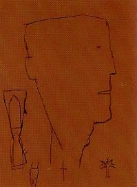 リトグラフ Brown - Self portrait 20