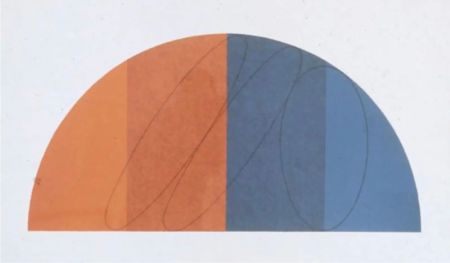 リトグラフ Mangold - Semi Circle III