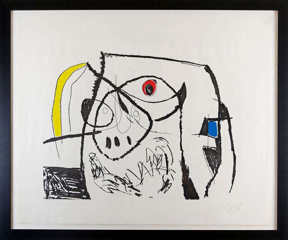 彫版 Miró - Serie Mallorca Plate XII 