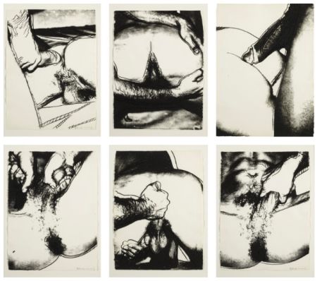 シルクスクリーン Warhol - Sex Parts Complete Portfolio 