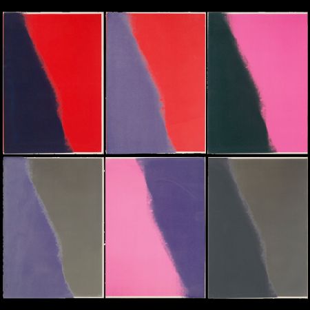 シルクスクリーン Warhol - Shadows II Complete Portfolio (FS II.210-215)