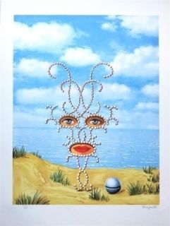 リトグラフ Magritte - Shéhérazade