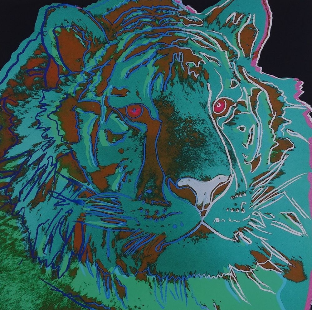 シルクスクリーン Warhol - Siberian Tiger