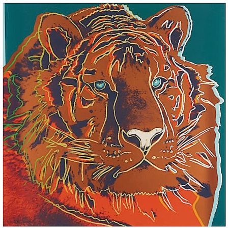 シルクスクリーン Warhol - Siberian Tiger, from Endangered Species