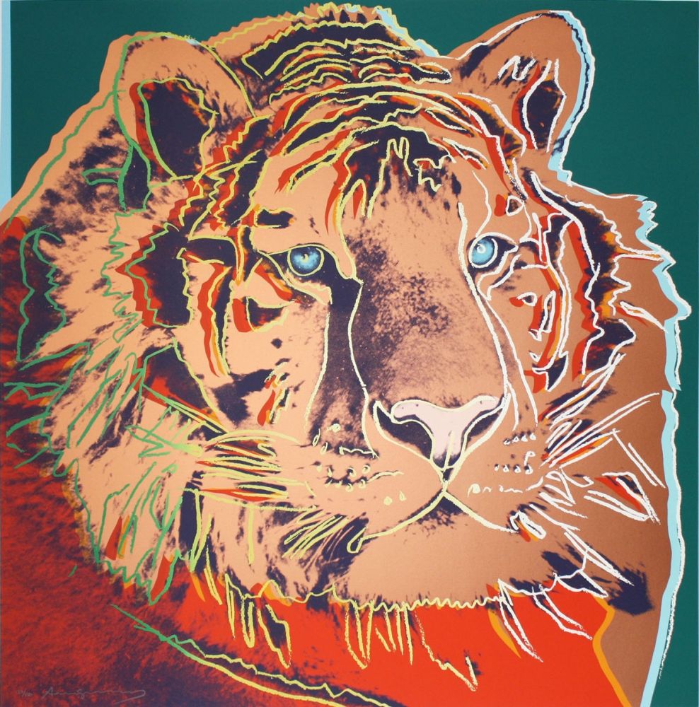 シルクスクリーン Warhol - Siberian Tiger (FS II.297)