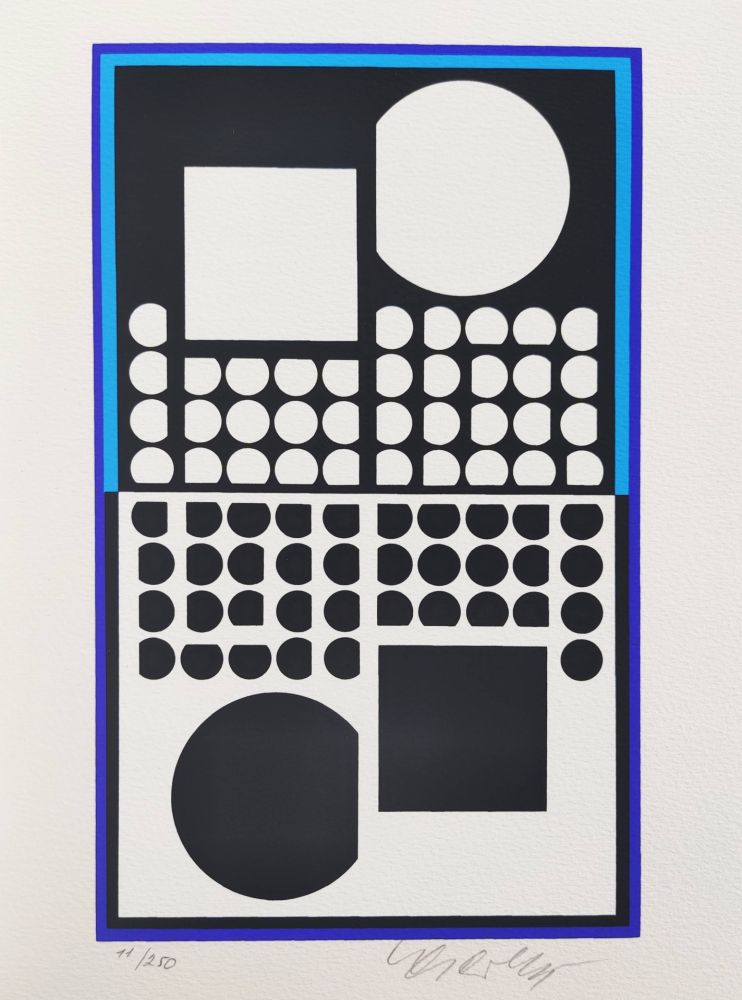 シルクスクリーン Vasarely - Sicomar