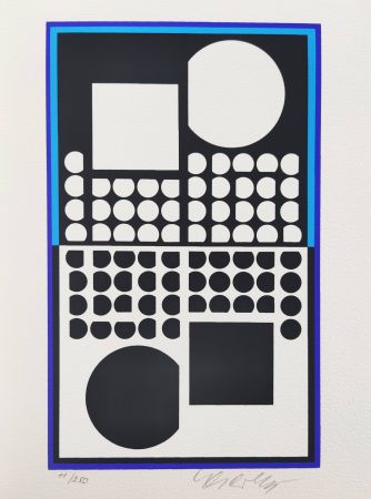 シルクスクリーン Vasarely - Sicomar