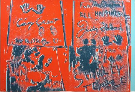 シルクスクリーン Warhol - Sidewalk, II.304 from Eight by Eight to Celebrate the Temporary Contemporary portfolio