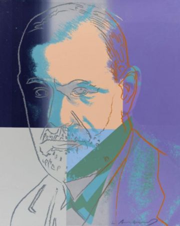 シルクスクリーン Warhol - Sigmund Freud