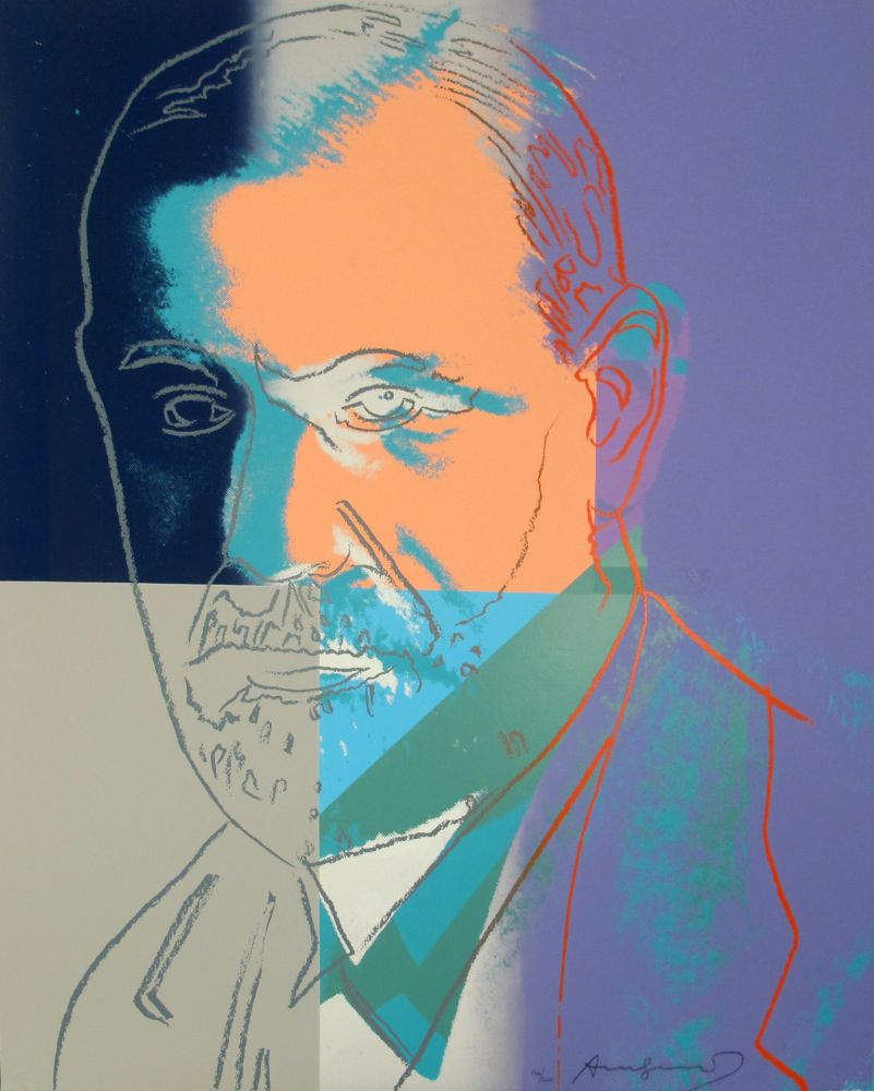 シルクスクリーン Warhol - Sigmund Freud, II.235 from Ten Painters of Jews in the Twentieth Century