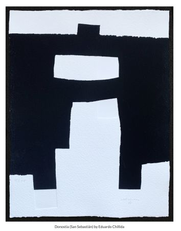 シルクスクリーン Chillida - Sin titulo