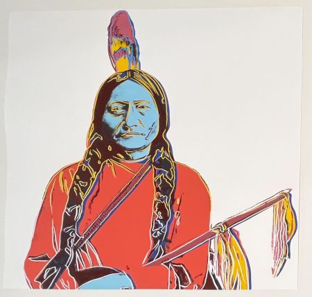 シルクスクリーン Warhol - Sitting Bull (FS IIA.70)