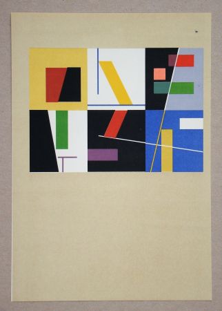リトグラフ Taeuber-Arp - Six espaces distincts, 1939