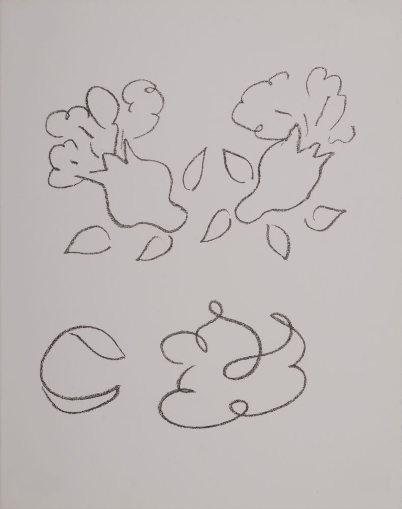 リトグラフ Matisse - Sketch for la religieuse portugaise, 1972