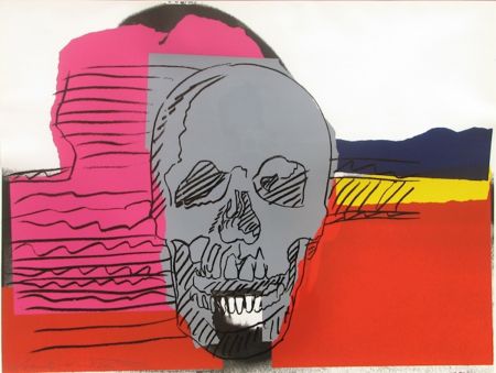 シルクスクリーン Warhol - Skull (FS II.159)