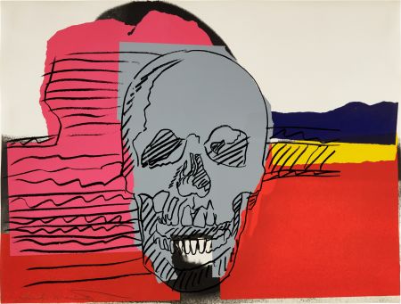 シルクスクリーン Warhol - Skull (FS II.159)