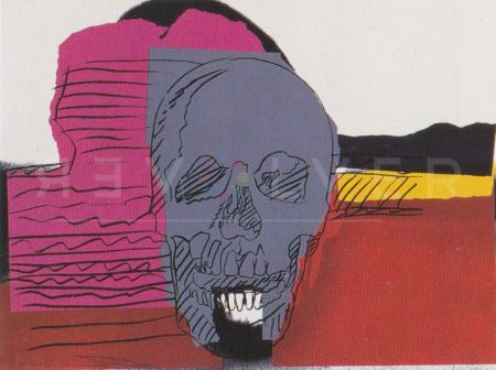 シルクスクリーン Warhol - Skull (FS II.159)