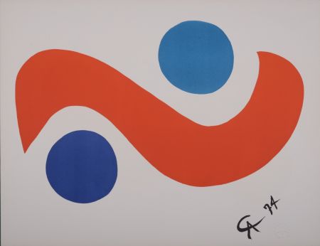 リトグラフ Calder -  Skybird, 1974