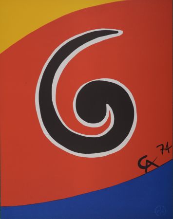 リトグラフ Calder - Skyswirl, 1974