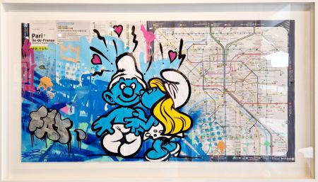 技術的なありません Fat - Smurfs (Metro Map of Paris)