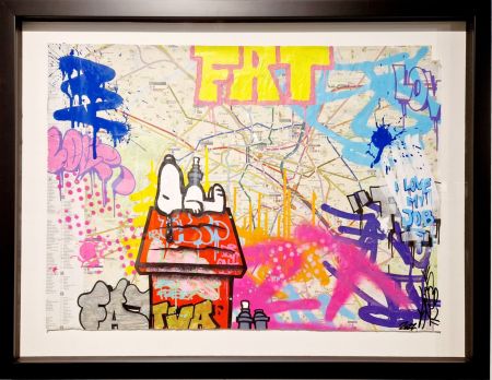 技術的なありません Fat - Snoopy - I Love My Job (Metro Map of Paris)