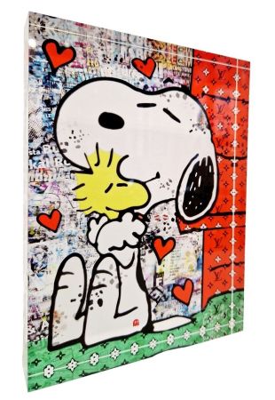 デジタル版画 Cuencas - Snoopy LOVE Forever
