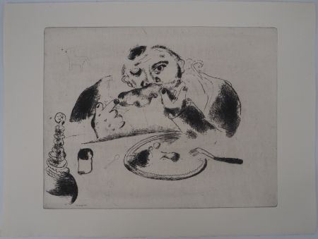 彫版 Chagall - Sobakevitch à table