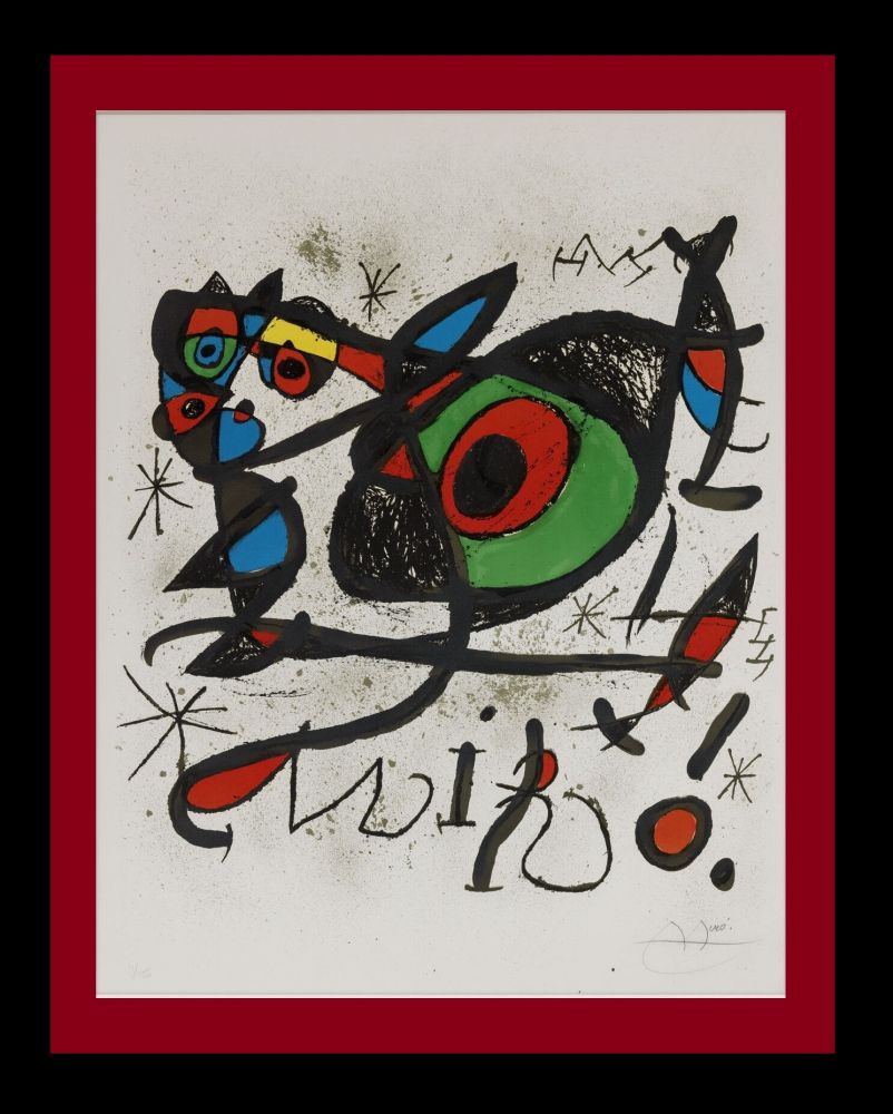リトグラフ Miró - Sobreteixims