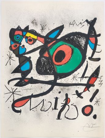 リトグラフ Miró - SOBRETEIXIMS I ESCULTURES