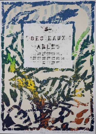技術的なありません Alechinsky - Société des eaux d’Arles, 1984 - Hand-signed